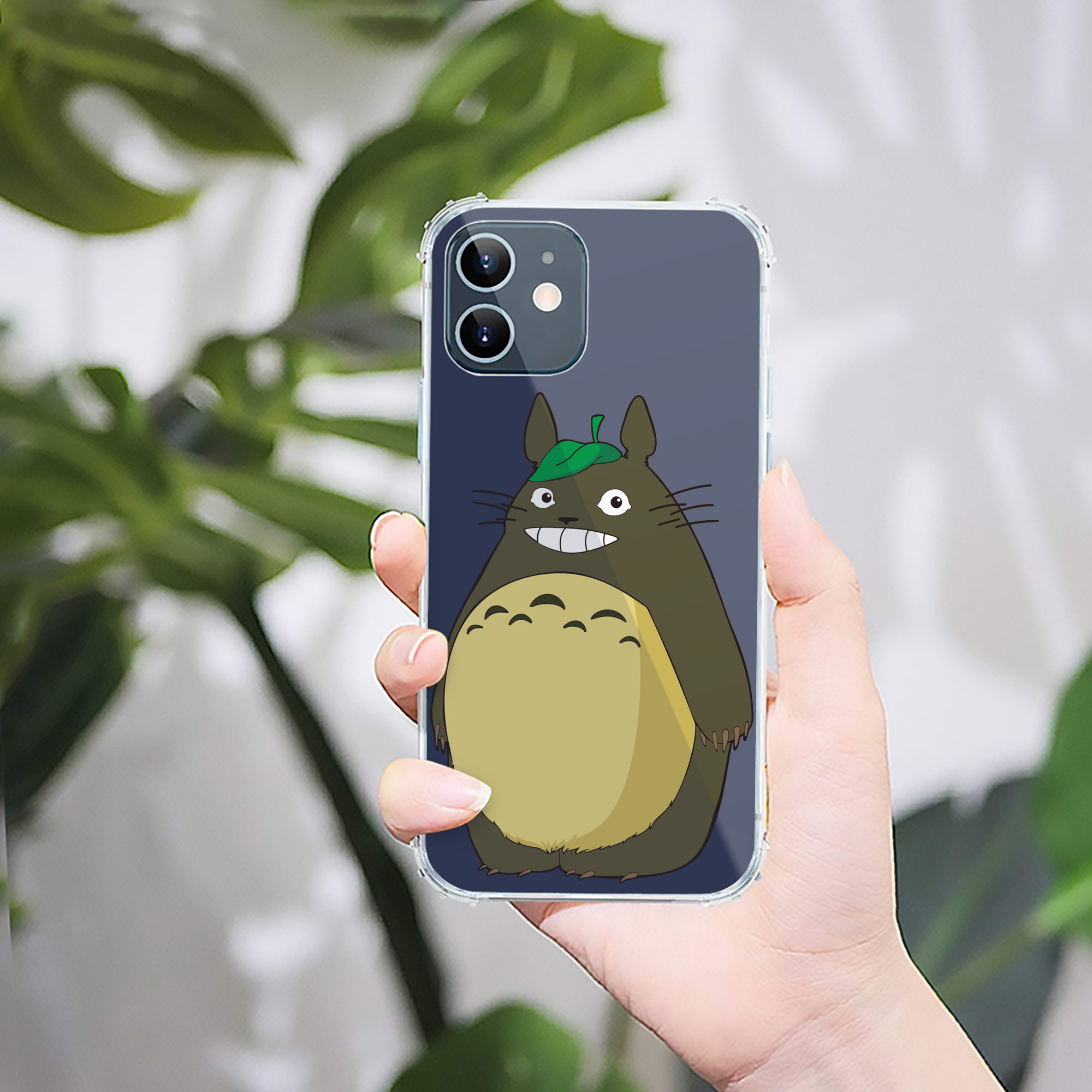 （画像用） となりのトトロ 草壁メイ 草壁サツキ My Neighbor Totoro Satsuki Kusakabe Mei Kusakabe 【iPhone 12シリーズ対応】透明スマホケース（クリアソフトケース）